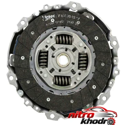 دیسک کلاچ پژو 206 - نمای جلو - طراحی و جزئیات کلیدی