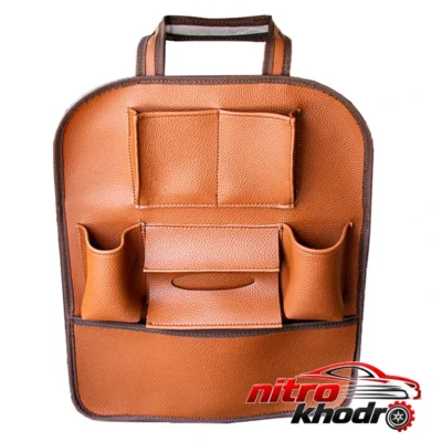 کیف پشت صندلی خودرو - نمای جلو - طراحی و جزئیات کلیدی