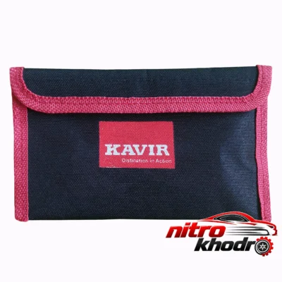 کیف ابزار موتور سیکلت - نمای جلو - طراحی و جزئیات کلیدی