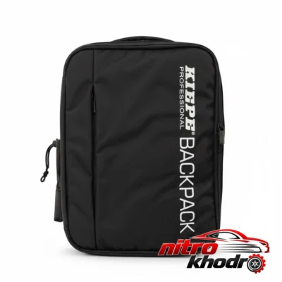 کوله پشتی ابزار حرفه ای - نمای جلو - طراحی و جزئیات کلیدی