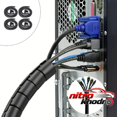 نظم دهنده سیم و کابل - نمای جلو - طراحی و جزئیات کلیدی