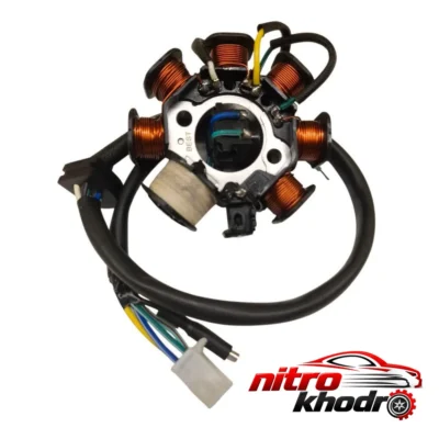 دستگاه CDI موتور سیکلت - نمای جلو - طراحی و جزئیات کلیدی
