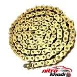 زنجیر موتورسیکلت با کیفیت - نمای جلو - طراحی و جزئیات کلیدی