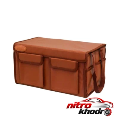 کیف چرم خودرو - نمای جلو - طراحی و جزئیات کلیدی