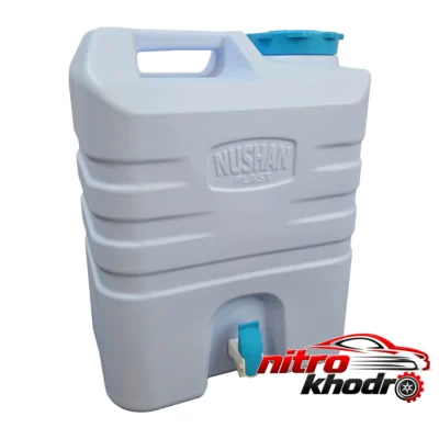 نگهدارنده آب پلاستیکی - نمای جلو - طراحی و جزئیات کلیدی