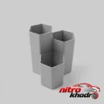 استند لوازم آرایش - نمای جلو - طراحی و جزئیات کلیدی