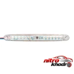 چراغ فلاشر خودرو - نمای جلو - چیدمان صفحه و نشانگرها