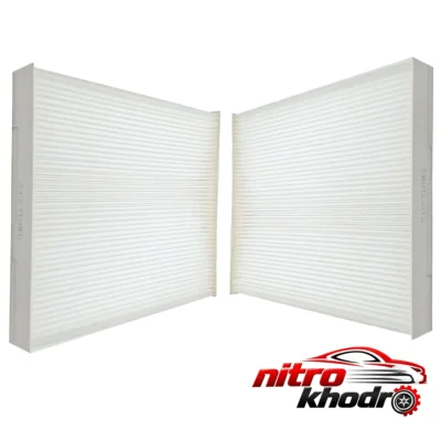 فیلتر کابین شاهین - نمای جلو - طراحی و جزئیات کلیدی