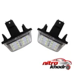 چراغ پلاک خودرو LED - نمای جلو - چیدمان صفحه و نشانگرها