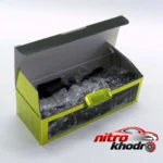 نمای کناری پروژکتور آفرودی خودرو با طراحی آلومینیومی عمق قاب و پروفایل