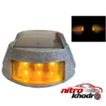 نمای کناری چراغ خودرو اسپرت LED با نوار آب بندی عمق قاب و پروفایل