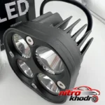 نمای کناری پروژکتور آفرودی موتور خودرو با چراغ LED چندمنظوره عمق قاب و پروفایل