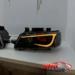 نمای کناری چراغ جلو فولکالر گروه پژوهش صنعت مدرن برای پژو 405 عمق قاب و پروفایل