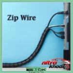 نمای بسته بندی نظم دهنده سیم و کابل ایتوک مدل Zip Wire برچسب و بسته بندی