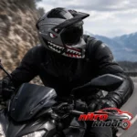 نمای بسته بندی کلاه کاسکت فک متحرک راپیدو مدل Shadow Pro برچسب و بسته بندی
