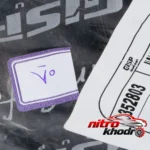 نمای بسته بندی طبق جلو چپ و راست جی ای اس پی با بوش پنجه گربه برچسب و بسته بندی