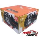 نمای بسته بندی ساب ووفر جی بی ال مدل GT5-12D با صدای قدرتمند برچسب و بسته بندی