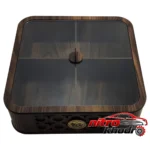 نمای جزئیات جعبه پذیرایی LZ-1 با بدنه MDF و در پلکسی شیک پرداخت و جزئیات مواد
