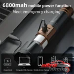 نمای جزئیات چراغ قوه دستی وارسون با نور مهتابی و لامپ LED حرکت و نصب پشتی