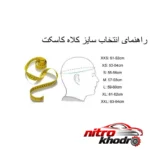 نمای جزئیات کلاه کاسکت ردلاین مدل 960 با طراحی مدولار پرداخت و جزئیات مواد