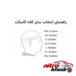 نمای جزئیات کلاه کاسکت دبلیو استاندارد فک متحرک با ویژگی های خاص پرداخت و جزئیات مواد