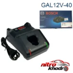 نمای جزئیات جارو شارژی بوش مدل GAS 12V با نازل مخصوص حرکت و نصب پشتی