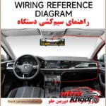 نمای جزئیات آینه مانیتور دار خودرو H109Q با کیفیت 4K و لمسی پرداخت و جزئیات مواد