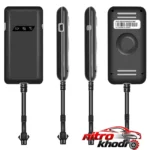 نمای جزئیات ردیاب خودرو GT02A با سنسور GPS و هشداردهنده سرعت حرکت و نصب پشتی