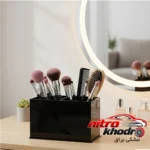 نمای جزئیات استند لوازم آرایشی ضدخش مدل B-02 پرداخت و جزئیات مواد