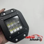 نمای جزئیات پروژکتور آفرود خودرو مدل سپر دو عددی با کیفیت بالا حرکت و نصب پشتی