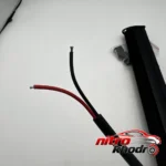 نمای جزئیات پروژکتور آفرودی لایت بار با نور سفید یخی حرکت و نصب پشتی