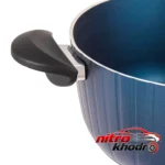 نمای کناری سرویس قابلمه گرانیت 8 پارچه فورج دلوین پروفایل و ساختار