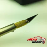 نمای در اتاق ابزار حکاکی چرم F-pro20 با 20 عدد کلیشه متنوع سبک دیواری و مرجع اندازه