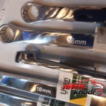 نمای کناری آچار جغجغه ای بلند یوکن با دسته ارگونومیک پروفایل جعبه و مهرکاری