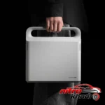 نمای در اتاق جعبه ابزار هوتو با دریل بی سیم و محفظه های کاربردی سبک دیواری و مرجع اندازه