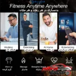 نمای کناری تجهیزات ایروبیک و تناسب اندام ویزدام مد مدل اقتصادی پروفایل و ساختار