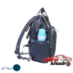 نمای جزئیات ساک لوازم کودک و نوزاد دلیجان با طراحی زیبا پرداخت و جزئیات مواد