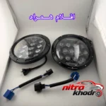 نمای در اتاق چراغ جلو خودرو LED دایره ای ضد آب بسته دو عددی سبک دیواری و مرجع اندازه