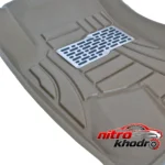 نمای کناری کفپوش سه بعدی پانیذ با رویه پلی اورتان برای پراید 132 پروفایل و ساختار