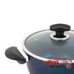 نمای جلو سرویس قابلمه گرانیت 8 پارچه فورج دلوین طراحی و جزئیات کلیدی