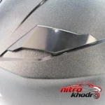 نمای جلو کلاه کاسکت فک متحرک کابیتا مدل طلایی مشکی طراحی و جزئیات کلیدی