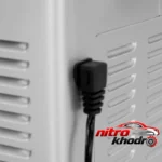 نمای جلو یخچال پرتابل الپی کول مدل C25 با ظرفیت مناسب چیدمان صفحه و نشانگرها