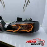 نمای جلو چراغ جلو فولکالر گروه پژوهش صنعت مدرن برای پژو پارس چیدمان صفحه و نشانگرها