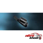 نمای جلو نگهدارنده عینک خودرو بیسوس با طراحی مدرن و مقاوم طراحی و جزئیات کلیدی