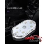 نمای جلو چراغ سقف خودرو اکی یس LED چند رنگ اسپرت چیدمان صفحه و نشانگرها