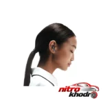 نمای جلو هدفون بلوتوثی سامسونگ Galaxy Buds3 Pro با نویز کنسلینگ فعال چیدمان صفحه و نشانگرها