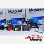نمای جلو پروژکتور آفرود دو حالته Motoled مدل 2189 چیدمان صفحه و نشانگرها
