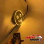 نمای جلو چراغ LED خودرو با طرح ایموجی جذاب چیدمان صفحه و نشانگرها