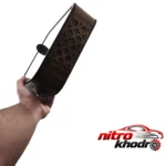 نمای جلو جعبه پذیرایی LZ-1 با بدنه MDF و در پلکسی شیک طراحی و جزئیات کلیدی