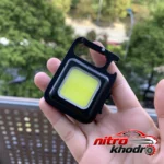 نمای جلو چراغ قوه شارژی COB با شدت نور 800 لومن چیدمان صفحه و نشانگرها